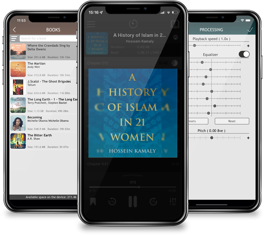 Listen A History of Islam in 21 Women by Hossein Kamaly in MP3 Audiobook Player for free
