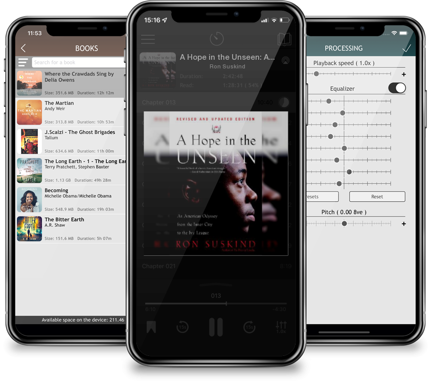 Audiobook A Hope in the Unseen: An American Odyssey from the Inner City to the Ivy League by Ron Suskind