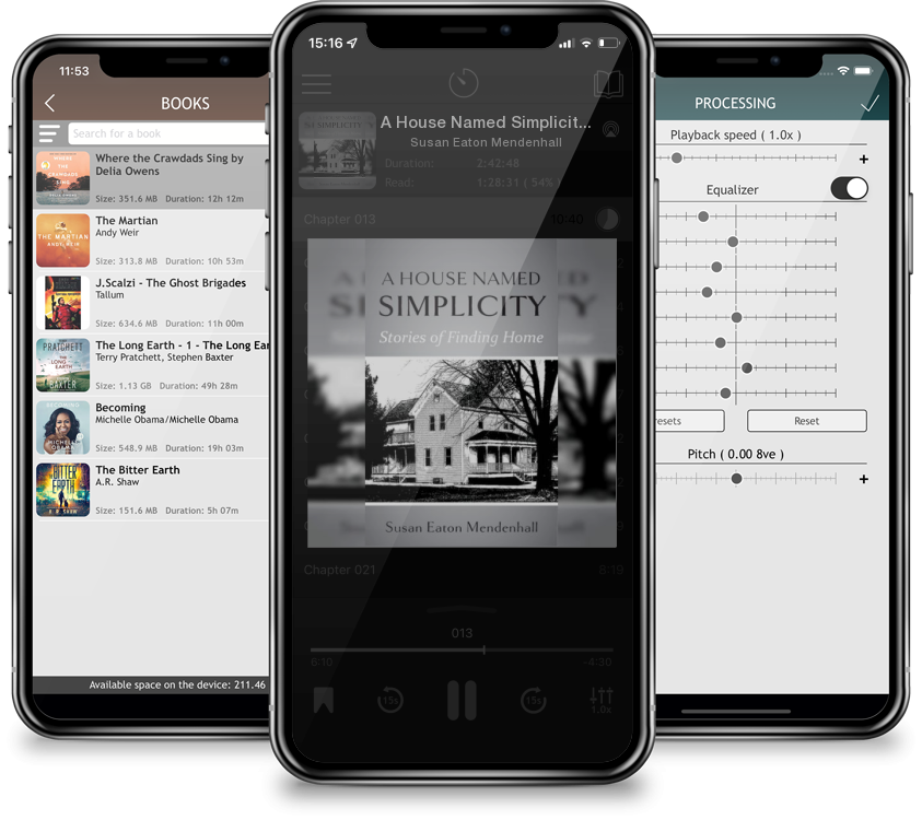 Audiobook A House Named Simplicity: Stories of Finding Home by Susan Eaton Mendenhall