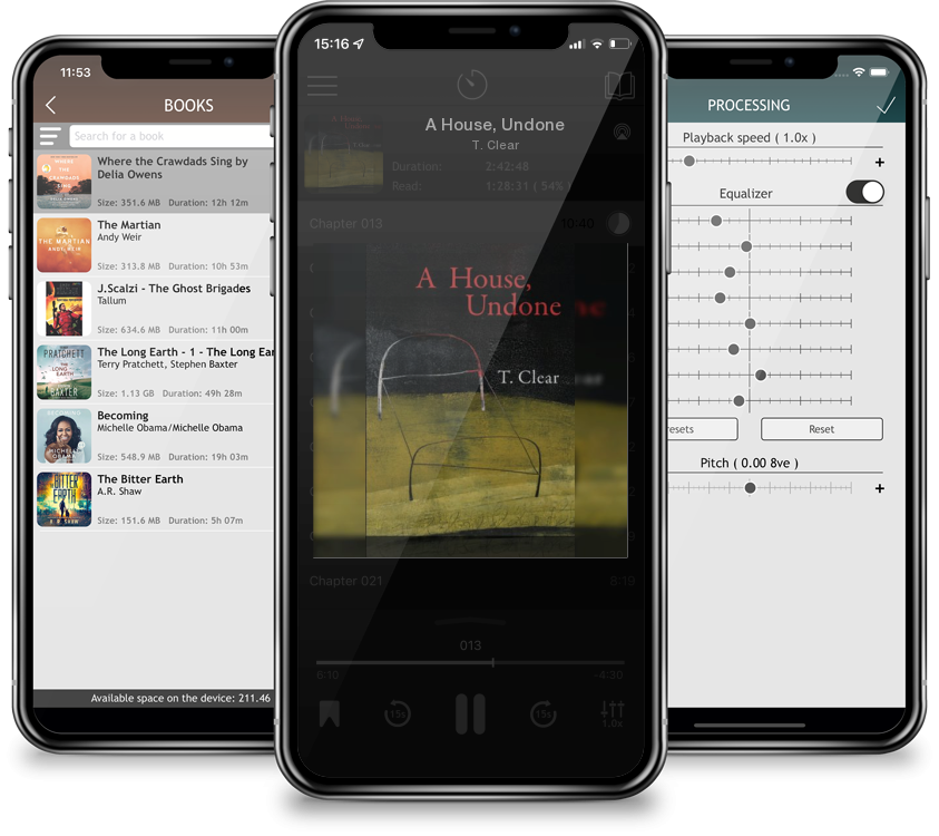 Audiobook A House, Undone by T. Clear