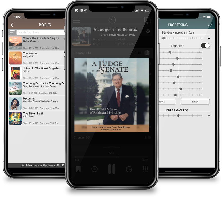 Audiobook A Judge in the Senate: Howell Heflin\'s Career of Politics and Principle by Clara Ruth Hayman Holt
