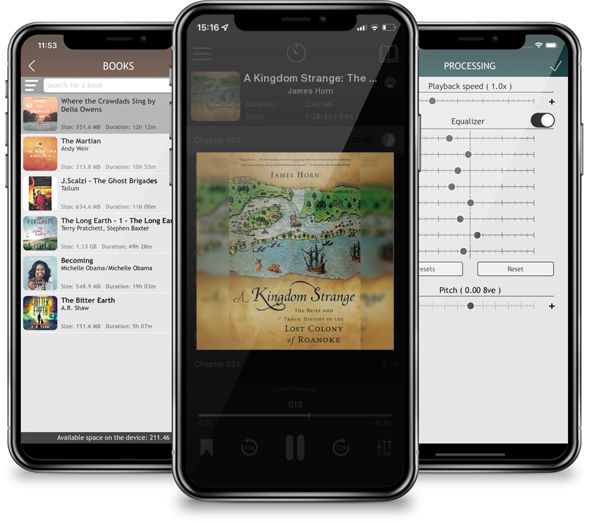 Audiobook A Kingdom Strange: The Brief and Tragic History of the Lost Colony of Roanoke by James Horn