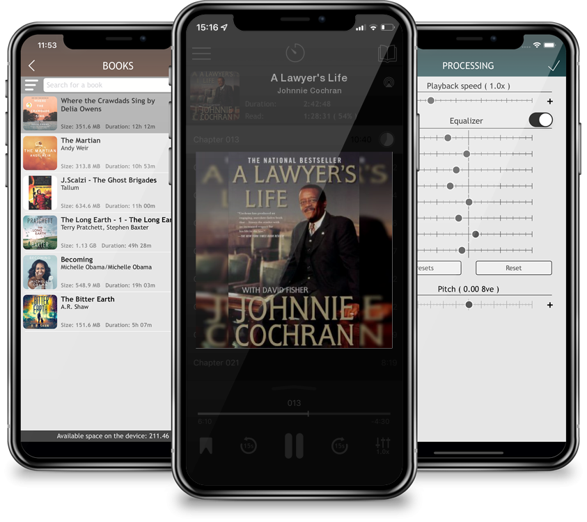 Audiobook A Lawyer\'s Life by Johnnie Cochran