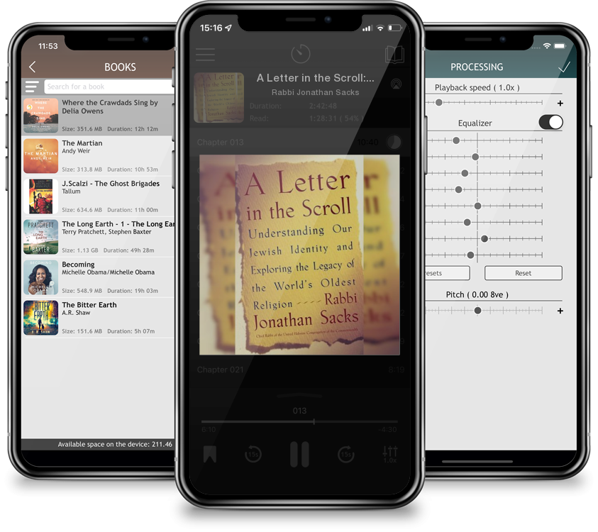 Audiobook A Letter in the Scroll: Understanding Our Jewish Identity and Exploring the Legacy of the World\'s Oldest Religion by Rabbi Jonathan Sacks