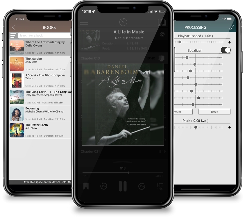 Audiobook A Life in Music by Daniel Barenboim