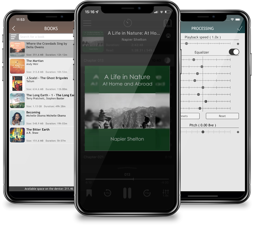 Audiobook A Life in Nature: At Home and Abroad by Napier Shelton