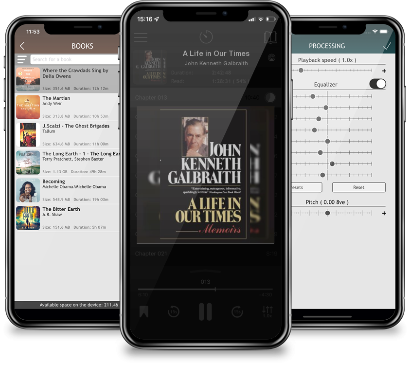 Audiobook A Life in Our Times by John Kenneth Galbraith
