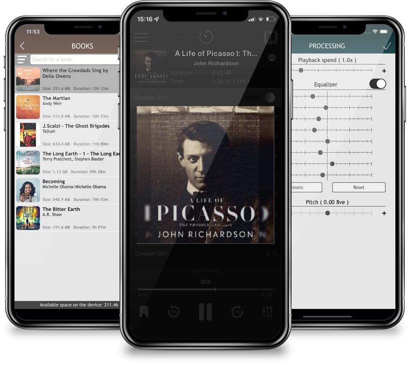 Listen A Life of Picasso I: The Prodigy: 1881-1906 by John Richardson in MP3 Audiobook Player for free