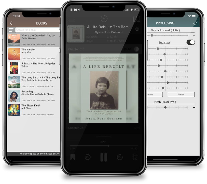 Audiobook A Life Rebuilt: The Remarkable Transformation of a War Orphan by Sylvia Ruth Gutmann