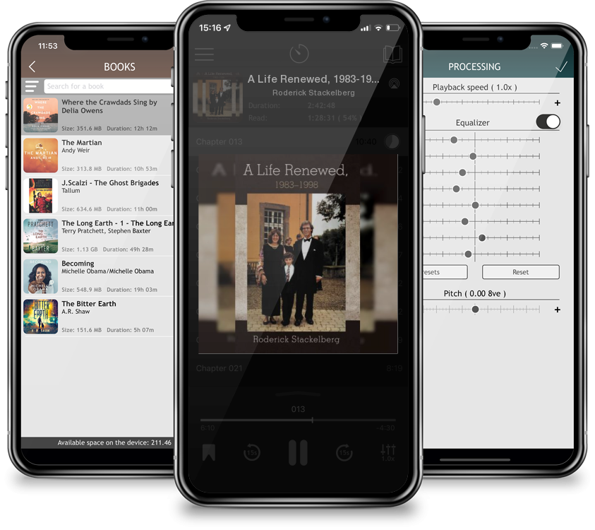 Audiobook A Life Renewed, 1983-1998 by Roderick Stackelberg