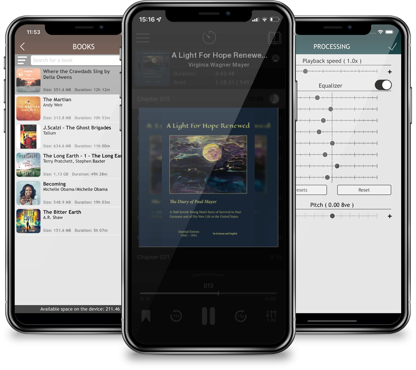 Audiobook A Light For Hope Renewed: The Diary of Paul Mayer by Virginia Wagner Mayer
