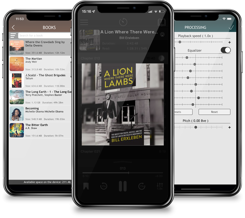 Audiobook A Lion Where There Were Lambs: The Quest for Truth, Justice, and the Rule of Law in the Pacific Northwest by Bill Erxleben