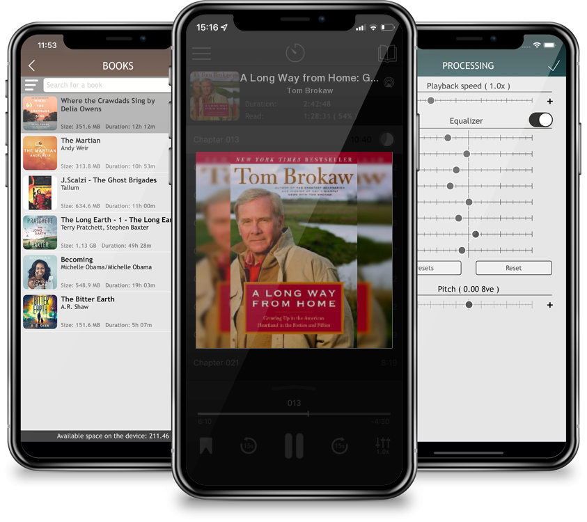 Audiobook A Long Way from Home: Growing Up in the American Heartland in the Forties and Fifties by Tom Brokaw