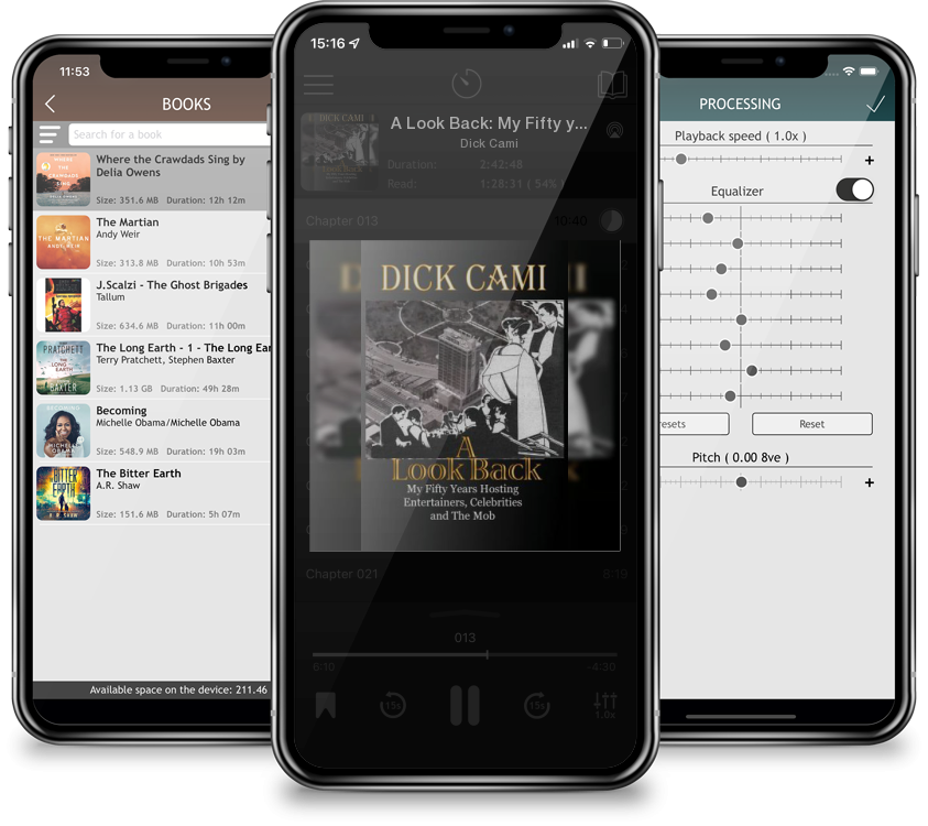 Audiobook A Look Back: My Fifty years Hosting Entertainers, Celebrities and The Mob by Dick Cami