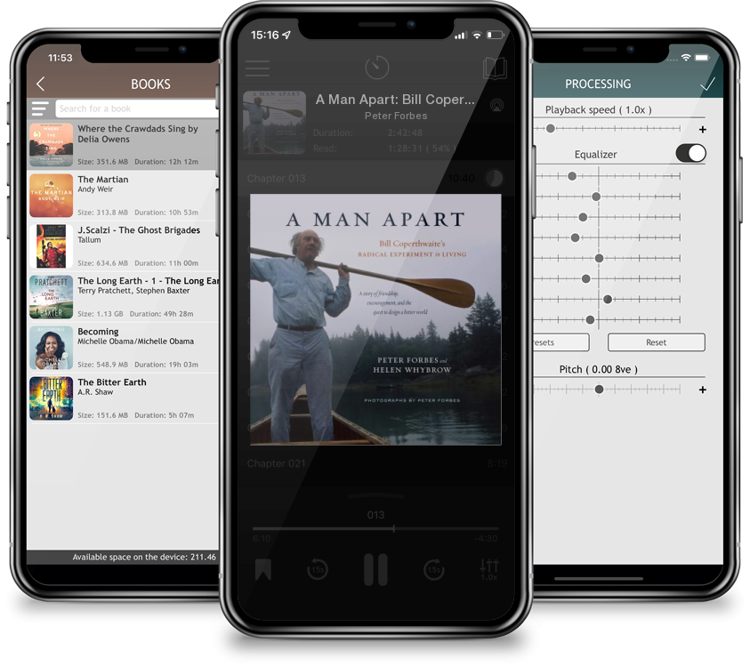 Audiobook A Man Apart: Bill Coperthwaite\'s Radical Experiment in Living by Peter Forbes