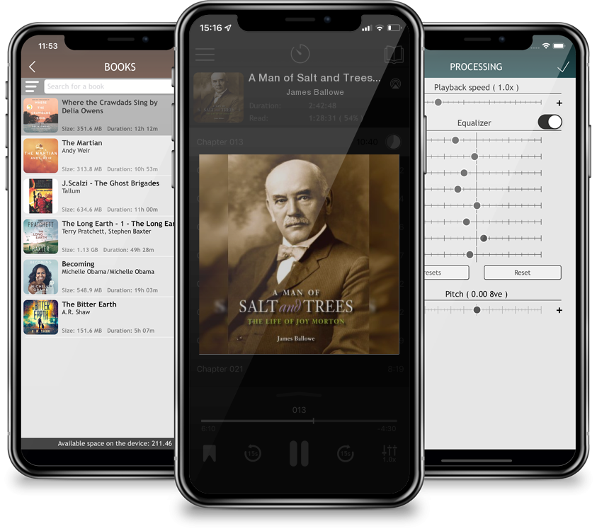 Audiobook A Man of Salt and Trees: The Life of Joy Morton by James Ballowe