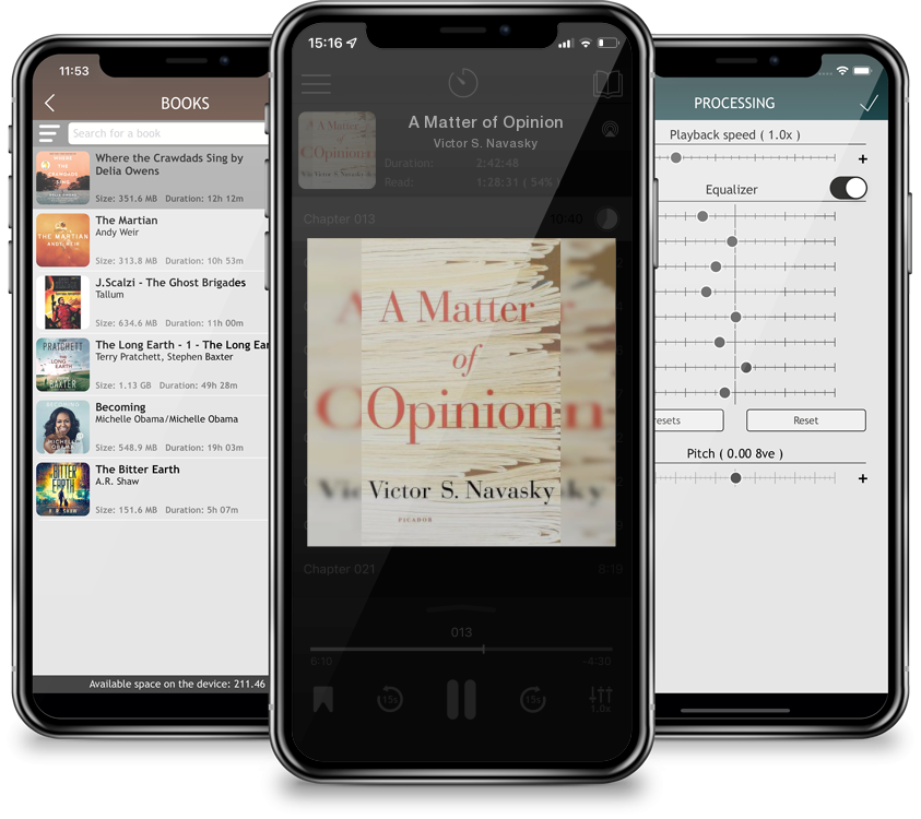 Audiobook A Matter of Opinion by Victor S. Navasky