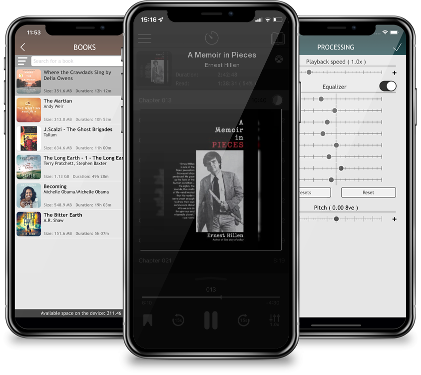Audiobook A Memoir in Pieces by Ernest Hillen