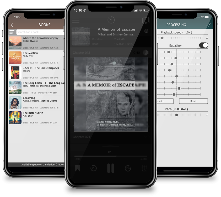 Audiobook A Memoir of Escape by Mihai and Shirley German- Vulpe