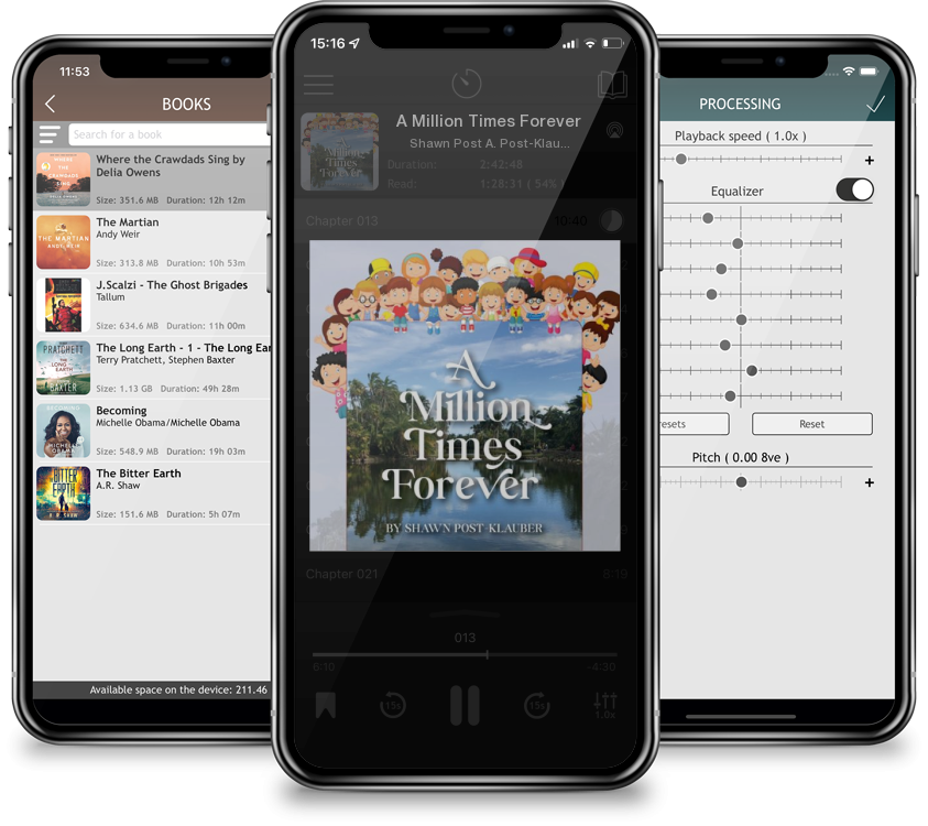 Audiobook A Million Times Forever by Shawn Post A. Post-Klauber
