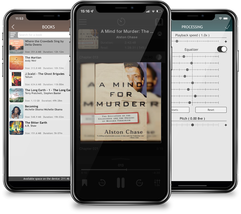 Listen A Mind for Murder: The Education of the Unabomber and the Origins of Modern Terrorism by Alston Chase in MP3 Audiobook Player for free