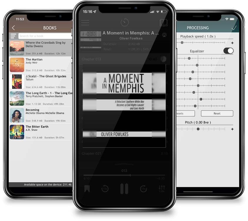 Audiobook A Moment in Memphis: A Reluctant Southern White Boy Becomes a Civil Rights Lawyer and Goes North by Oliver Fowlkes