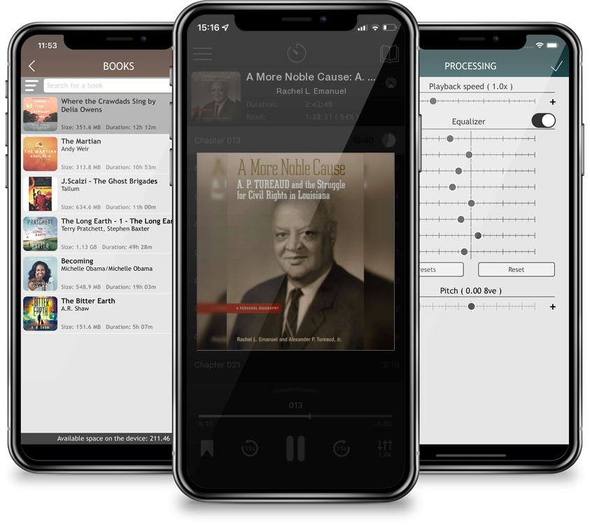 Audiobook A More Noble Cause: A. P. Tureaud and the Struggle for Civil Rights in Louisiana: A Personal Biography by Rachel L. Emanuel
