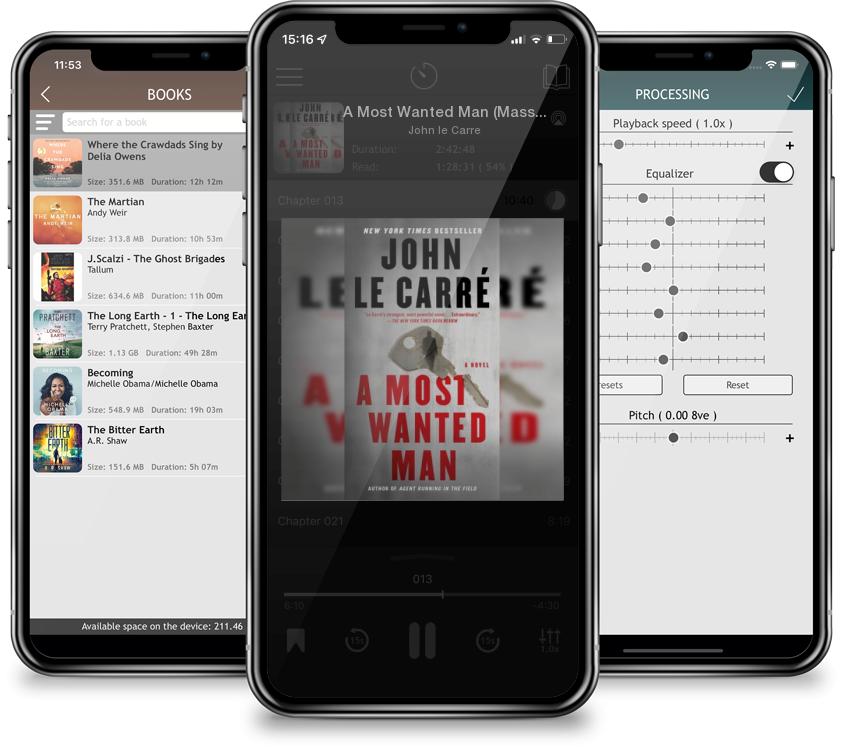 Listen A Most Wanted Man (Mass Market) by John le Carre in MP3 Audiobook Player for free