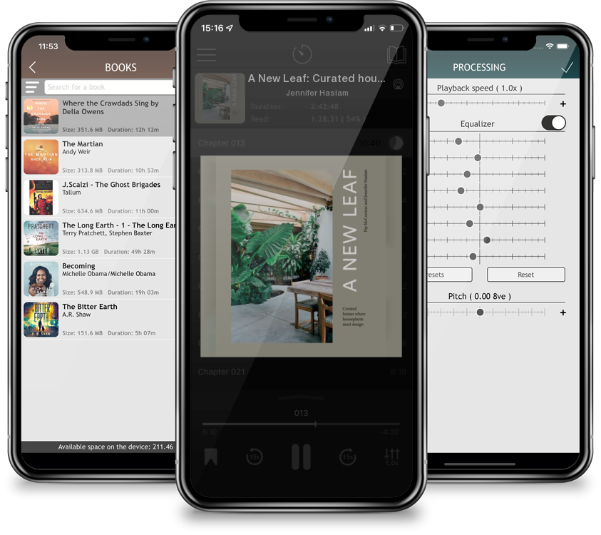 Audiobook A New Leaf: Curated houses where plants meet Design by Jennifer Haslam