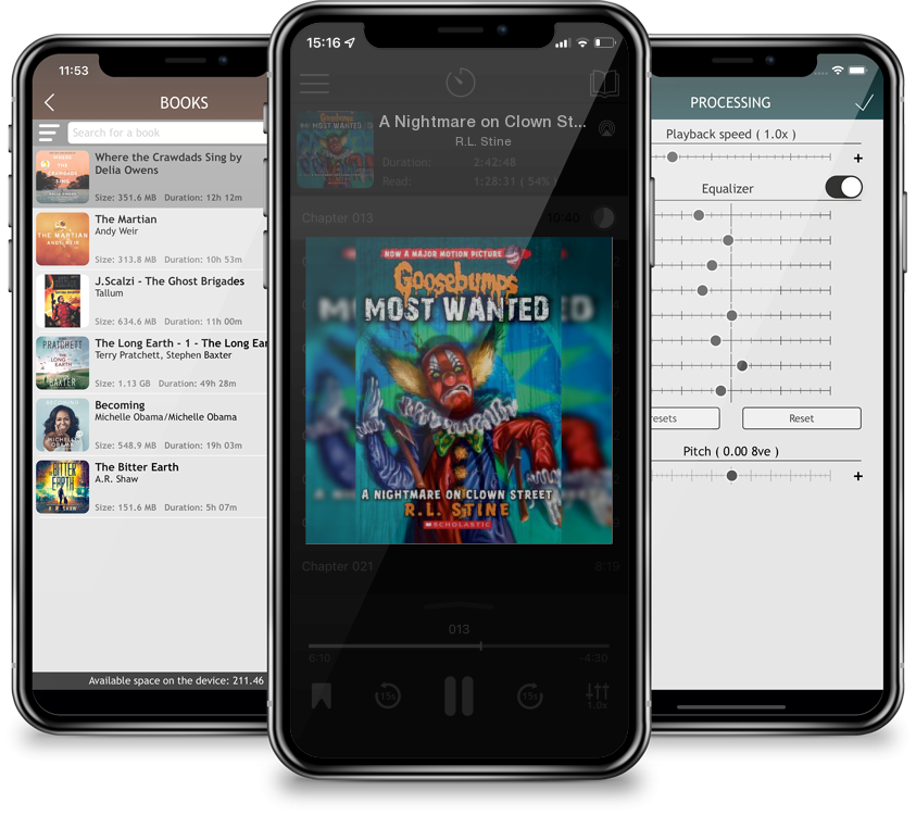 Audiobook A Nightmare on Clown Street (Goosebumps Most Wanted #7) by R.L. Stine