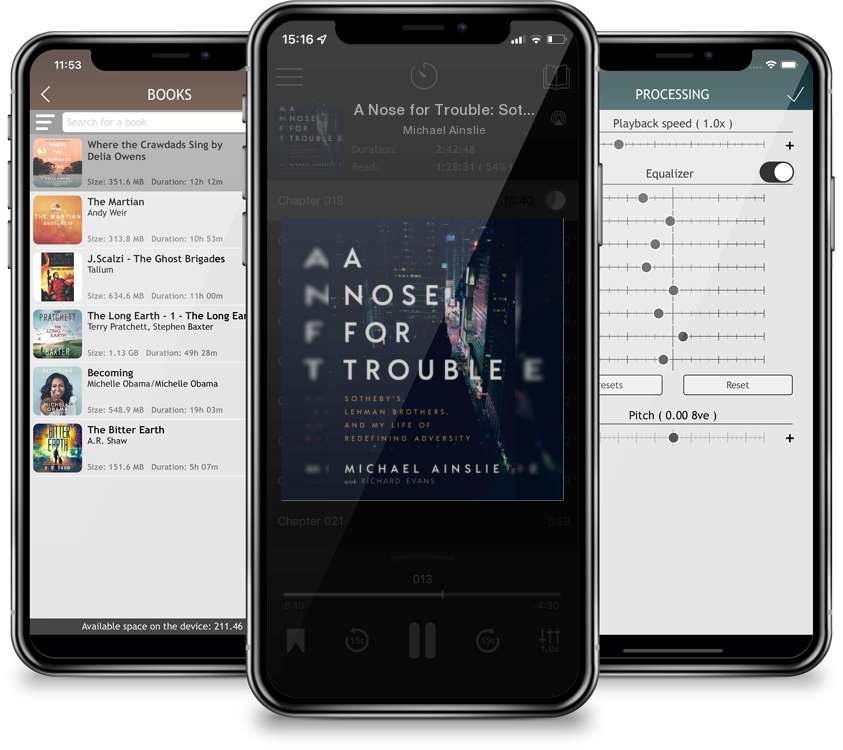 Audiobook A Nose for Trouble: Sotheby\'s, Lehman Brothers, and My Life of Redefining Adversity by Michael Ainslie