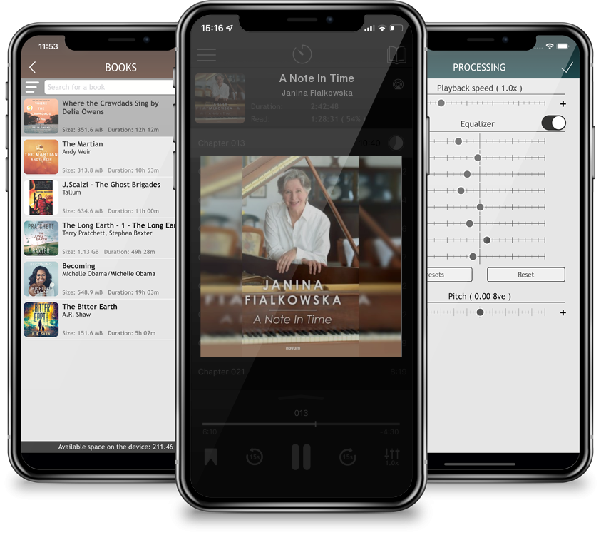 Audiobook A Note In Time by Janina Fialkowska