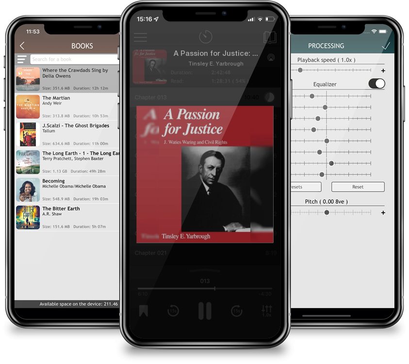 Audiobook A Passion for Justice: J. Waties Waring and Civil Rights by Tinsley E. Yarbrough