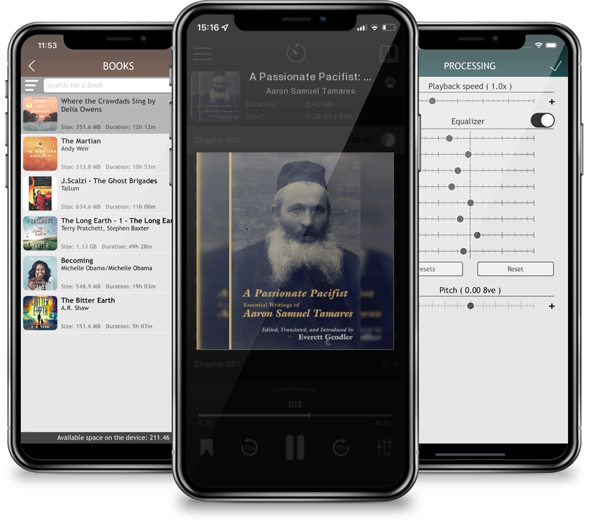 Audiobook A Passionate Pacifist: Essential Writings of Aaron Samuel Tamares by Aaron Samuel Tamares