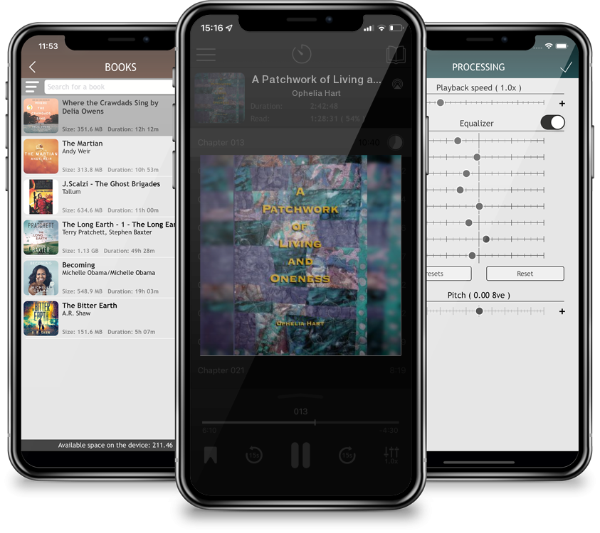 Audiobook A Patchwork of Living and Oneness by Ophelia Hart