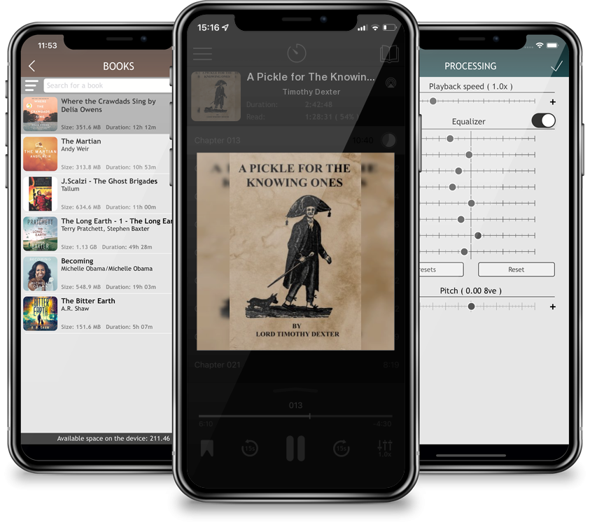 Audiobook A Pickle for The Knowing Ones by Timothy Dexter