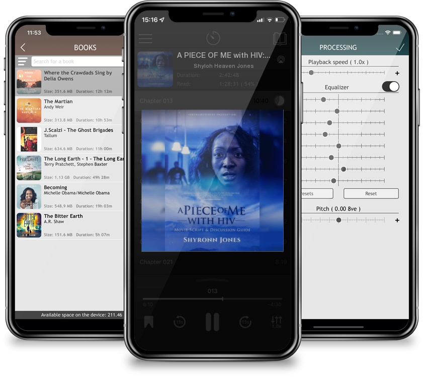 Audiobook A PIECE OF ME with HIV: MOVIE Script and Discussion Guide by Shyloh Heaven Jones