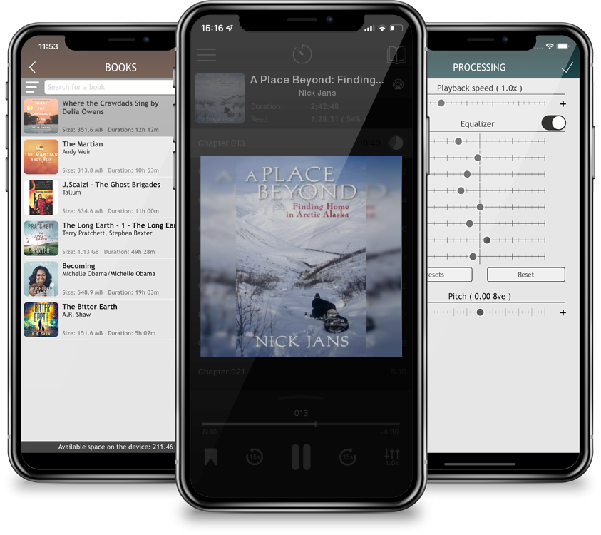 Audiobook A Place Beyond: Finding Home in Arctic Alaska by Nick Jans