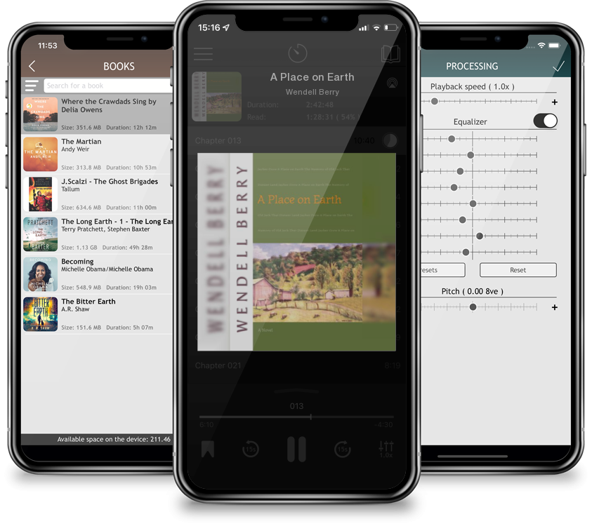 Audiobook A Place on Earth by Wendell Berry