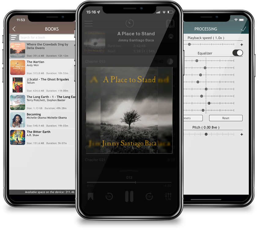 Audiobook A Place to Stand by Jimmy Santiago Baca