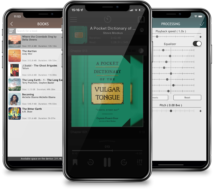 Audiobook A Pocket Dictionary of the Vulgar Tongue: (Funny Book of Vintage British Swear Words, 18th Century English Curse Words and Slang) by Steve Mockus