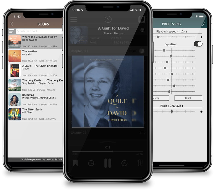 Audiobook A Quilt for David by Steven Reigns