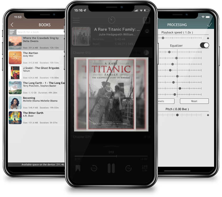 Audiobook A Rare Titanic Family: The Caldwells\' Story of Survival by Julie Hedgepeth Williams