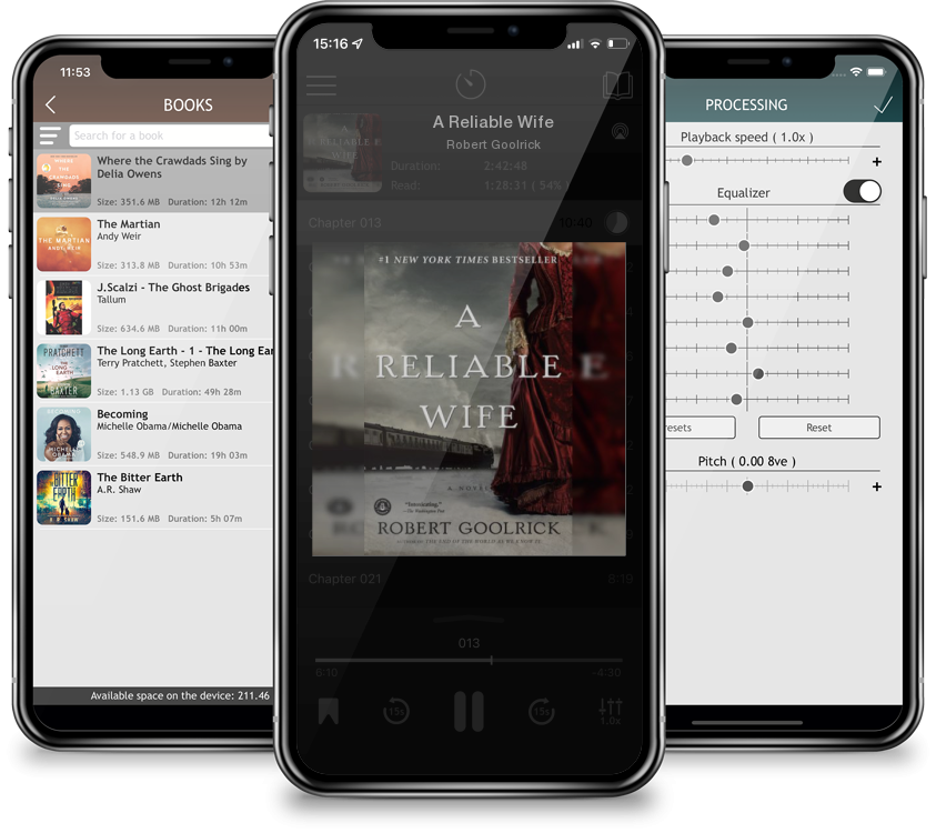 Audiobook A Reliable Wife by Robert Goolrick