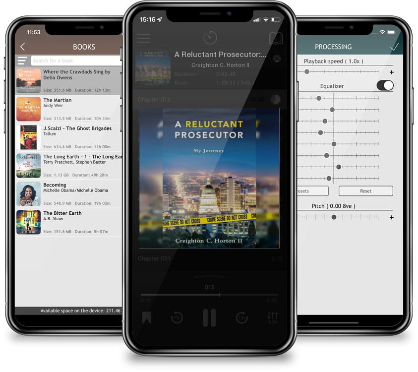 Audiobook A Reluctant Prosecutor: My Journey by Creighton C. Horton II