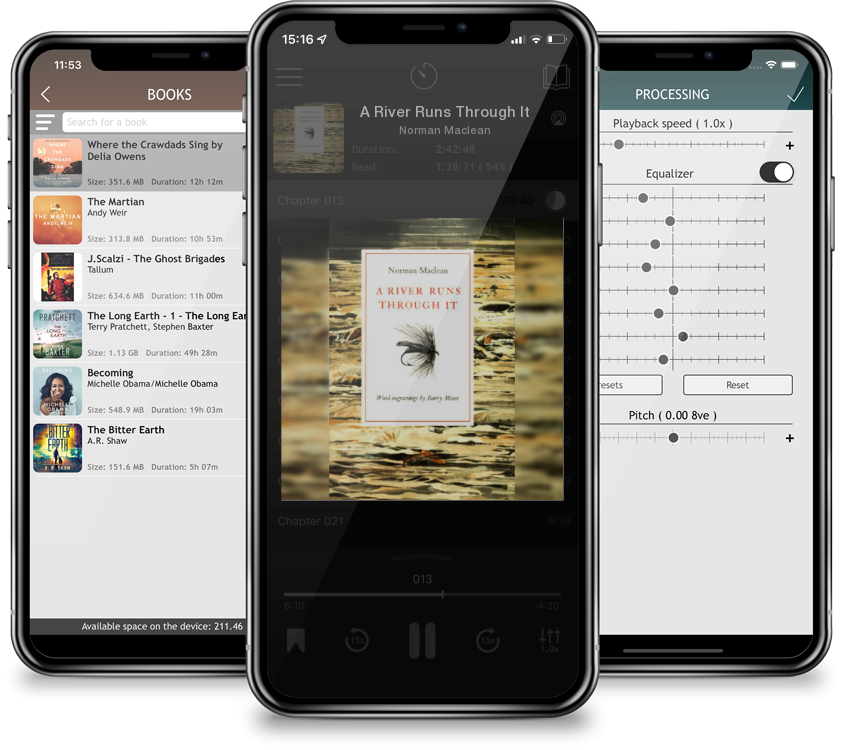 Audiobook A River Runs Through It by Norman Maclean