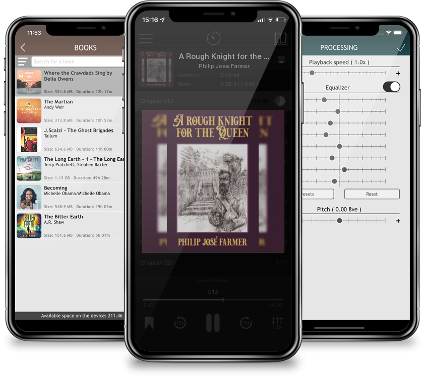 Audiobook A Rough Knight for the Queen by Philip Jose Farmer