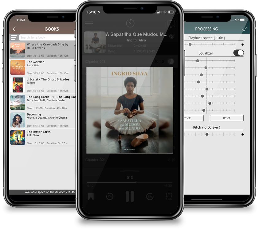 Audiobook A Sapatilha Que Mudou Meu Mundo by Ingrid Silva