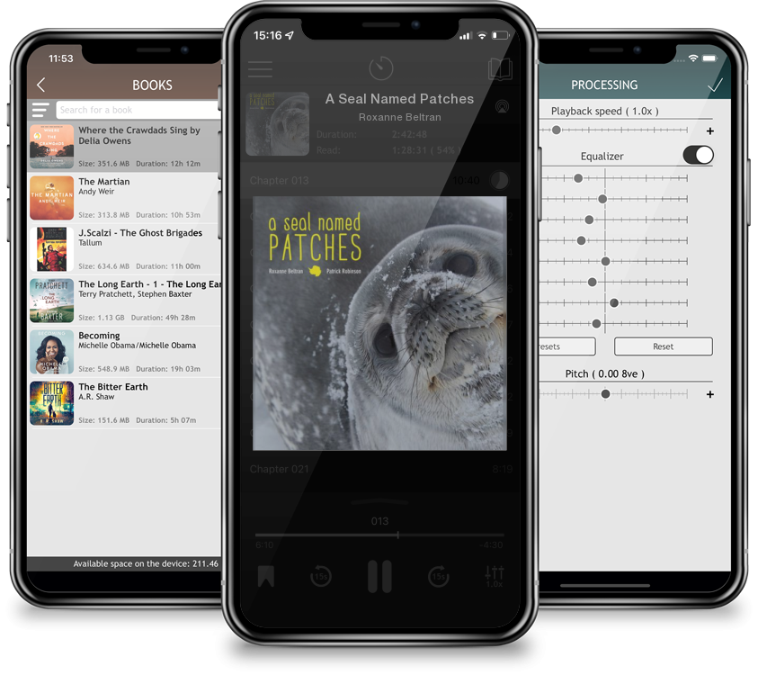 Audiobook A Seal Named Patches by Roxanne Beltran