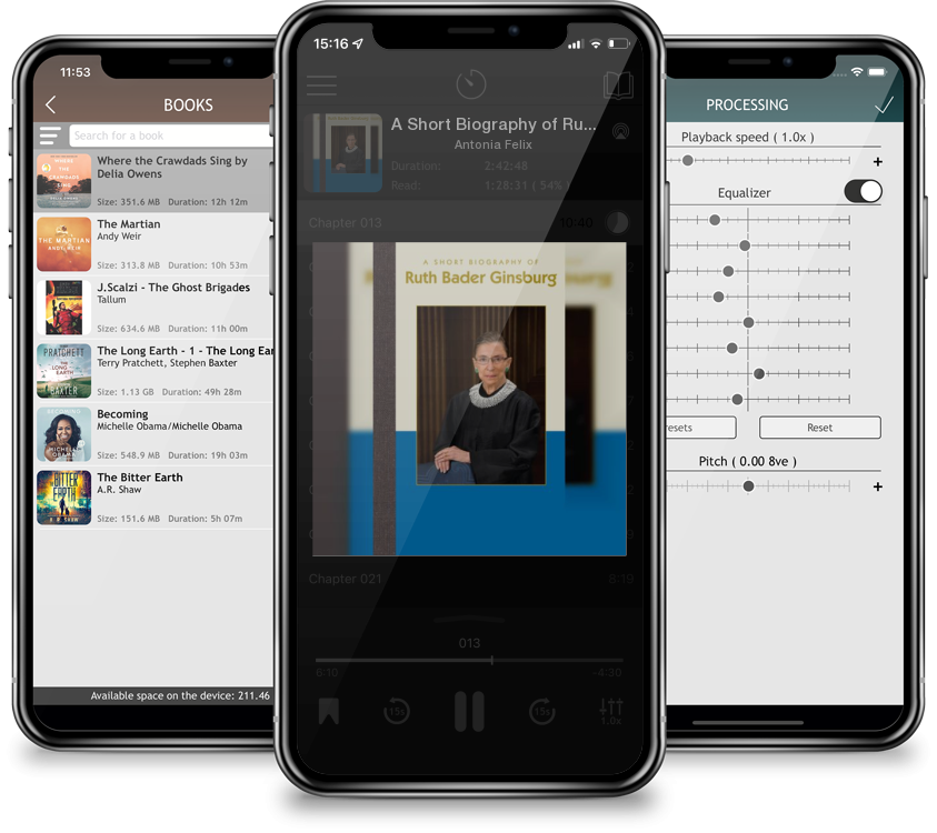 Audiobook A Short Biography of Ruth Bader Ginsburg (Short Biographies) by Antonia Felix